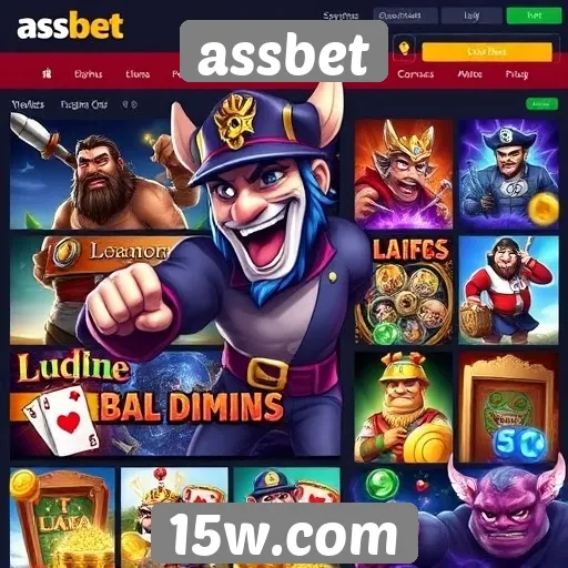 Variedade de jogos disponíveis no site assbet